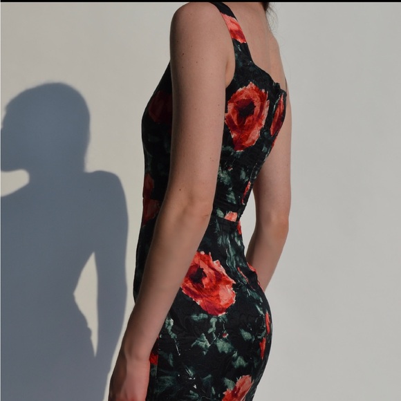 Dolce & Gabbana Floral Silk Sleeveless Dress - Picture 3 of 3